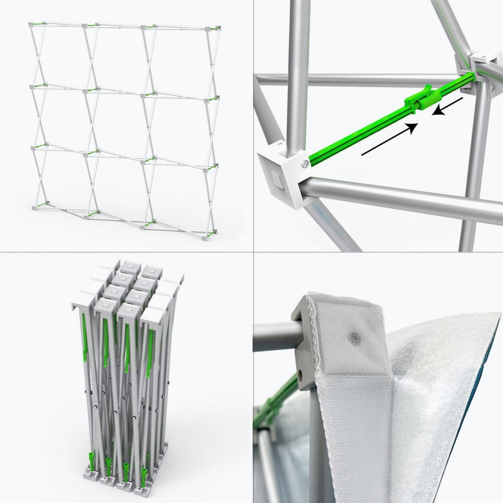 Curved Pop Up Display